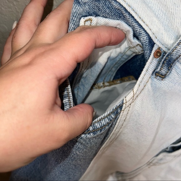 PacSun Two-Toned High Rise Straight Jeans - Picture 4 of 10